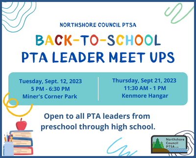 Back to School PTA Leader Meet Ups