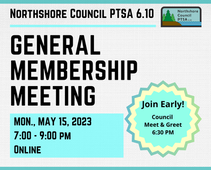 General Membership Meeting - May 15